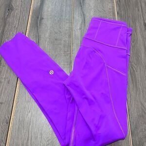 Lululemon Fast and Free High Rise Crop 23”